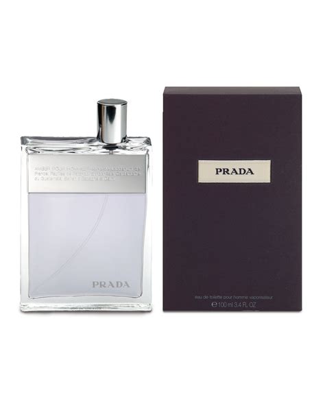 prada amber pour homme eau de toilette spray 100 ml|Prada pour homme intense.